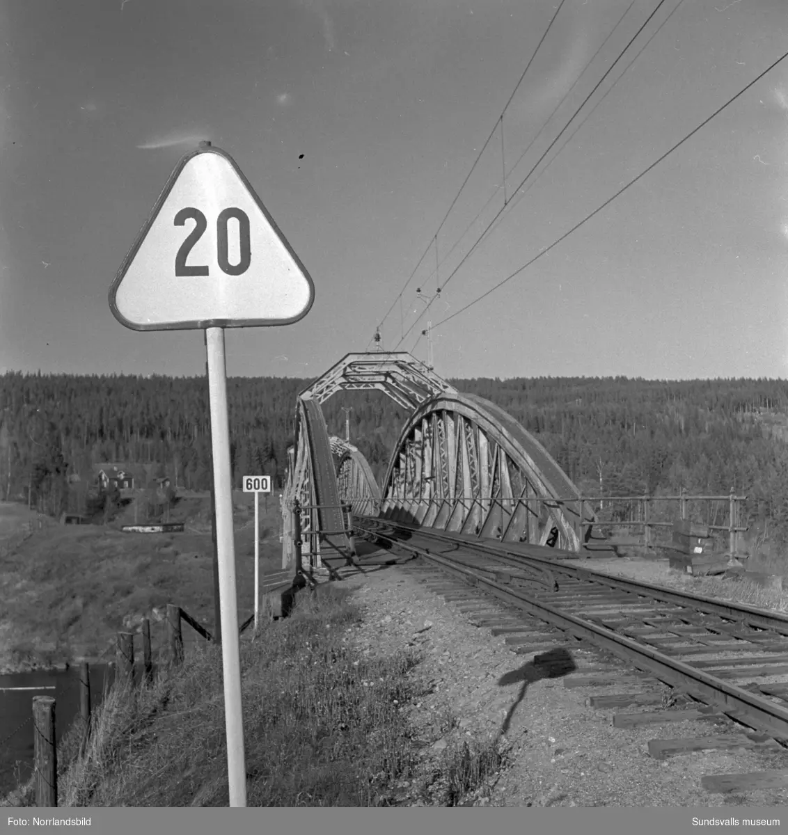 SJ - järnvägsbron i Ragunda.