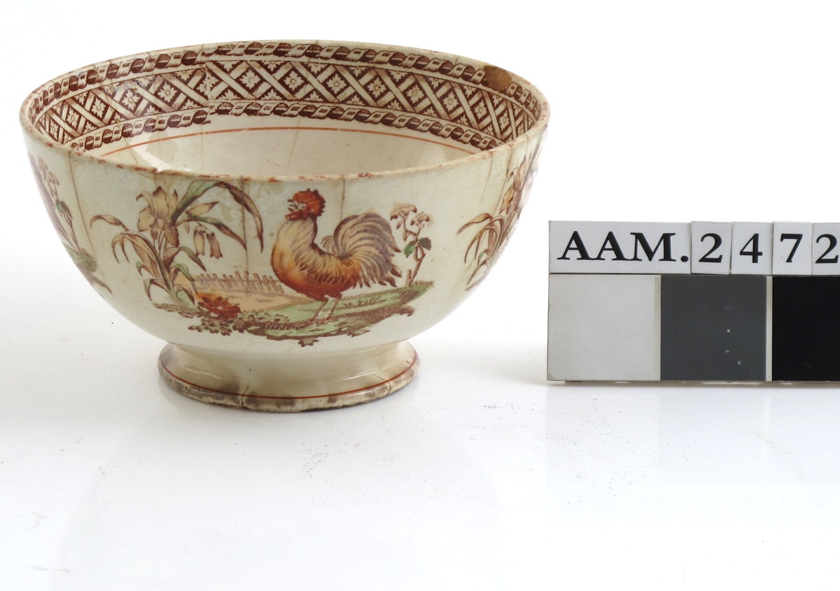 Haan (hane)./ hane og lilje.