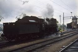 Damplok type 26c nr. 433 på Kongsvinger stasjon.