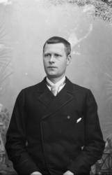 Portrett. Ung mann. Brystbilde. John Faukstad