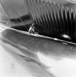 Lakkskade på en av I. C. Piene & Søn sine biler