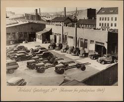 Kolberg, Caspari & Co.'s bilverksted.