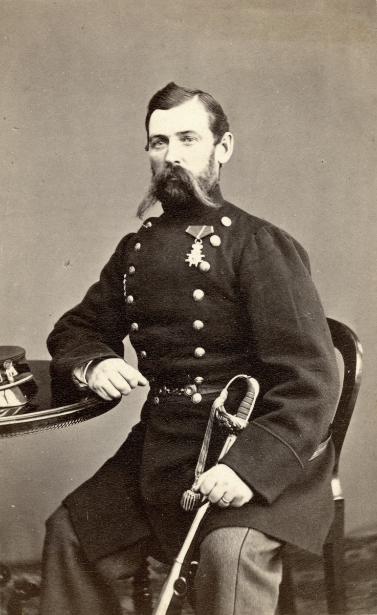 Löjtnant Johan August Wettervik.