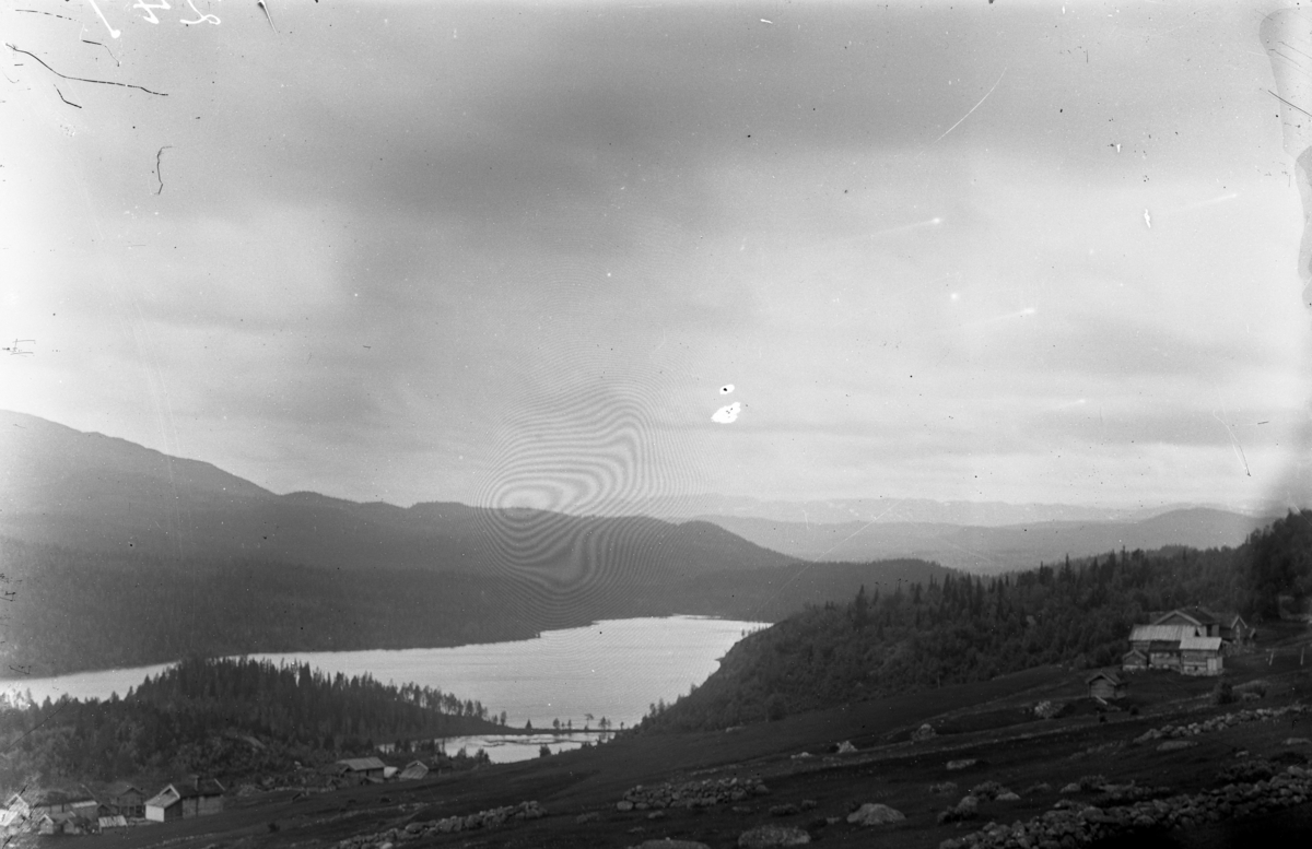 Rikard Berges Fotoarkiv. Landskapsbilde. Austbø, Rauland. Fotografert 