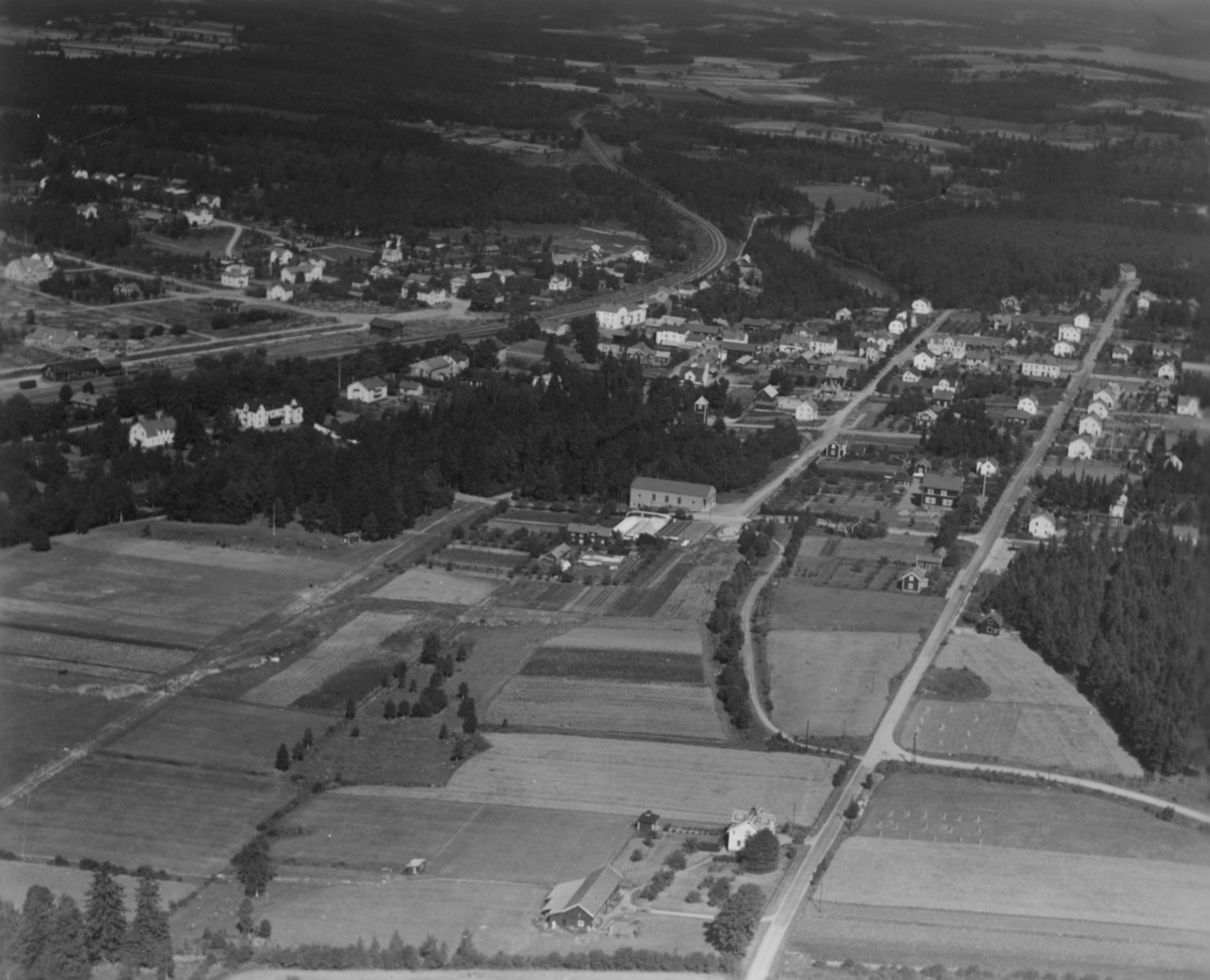 Flygfoto över Aneby i Jönköpings län. Nr. C 1759