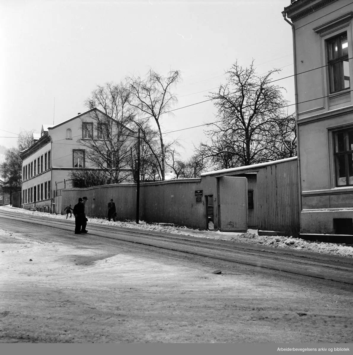 Oslo gate. Januar 1962