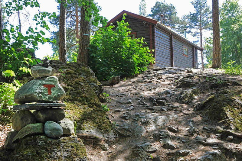 DNT-hytta Hovinkoia, Norsk Folkemuseum. Foto: Astrid Santa, Norsk Folkemuseum.