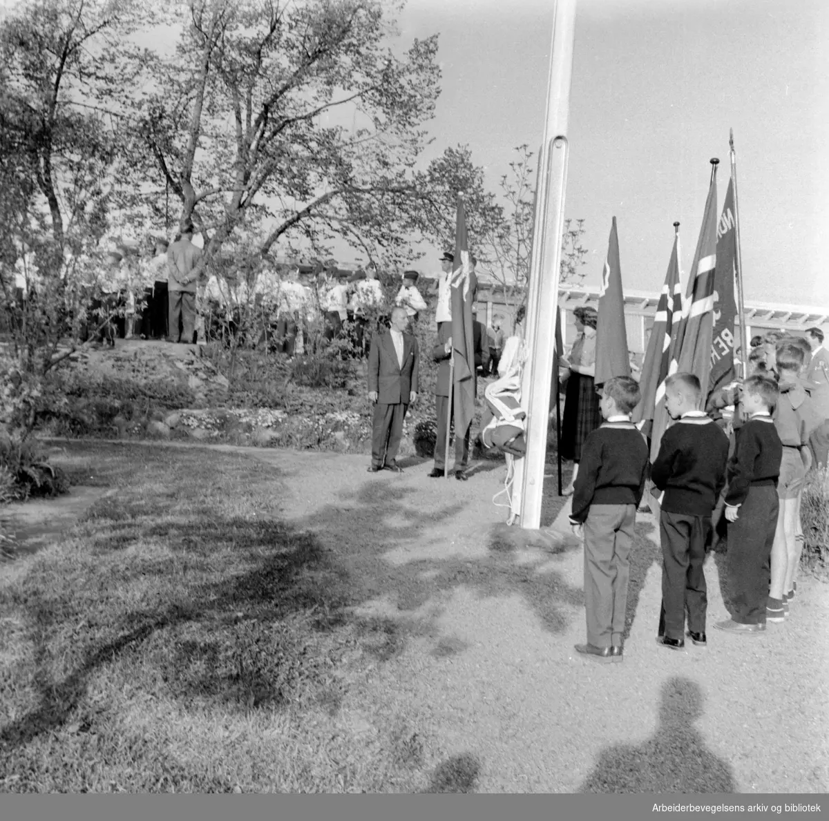 Lambertseter gård innviet. Juni 1958