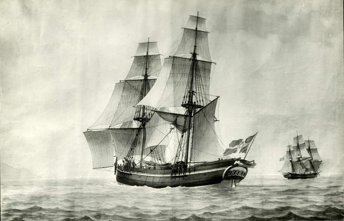 Brigg 'Catharina Knudtzon' (b.1790, Hans Knudtzon & Co., Norge)