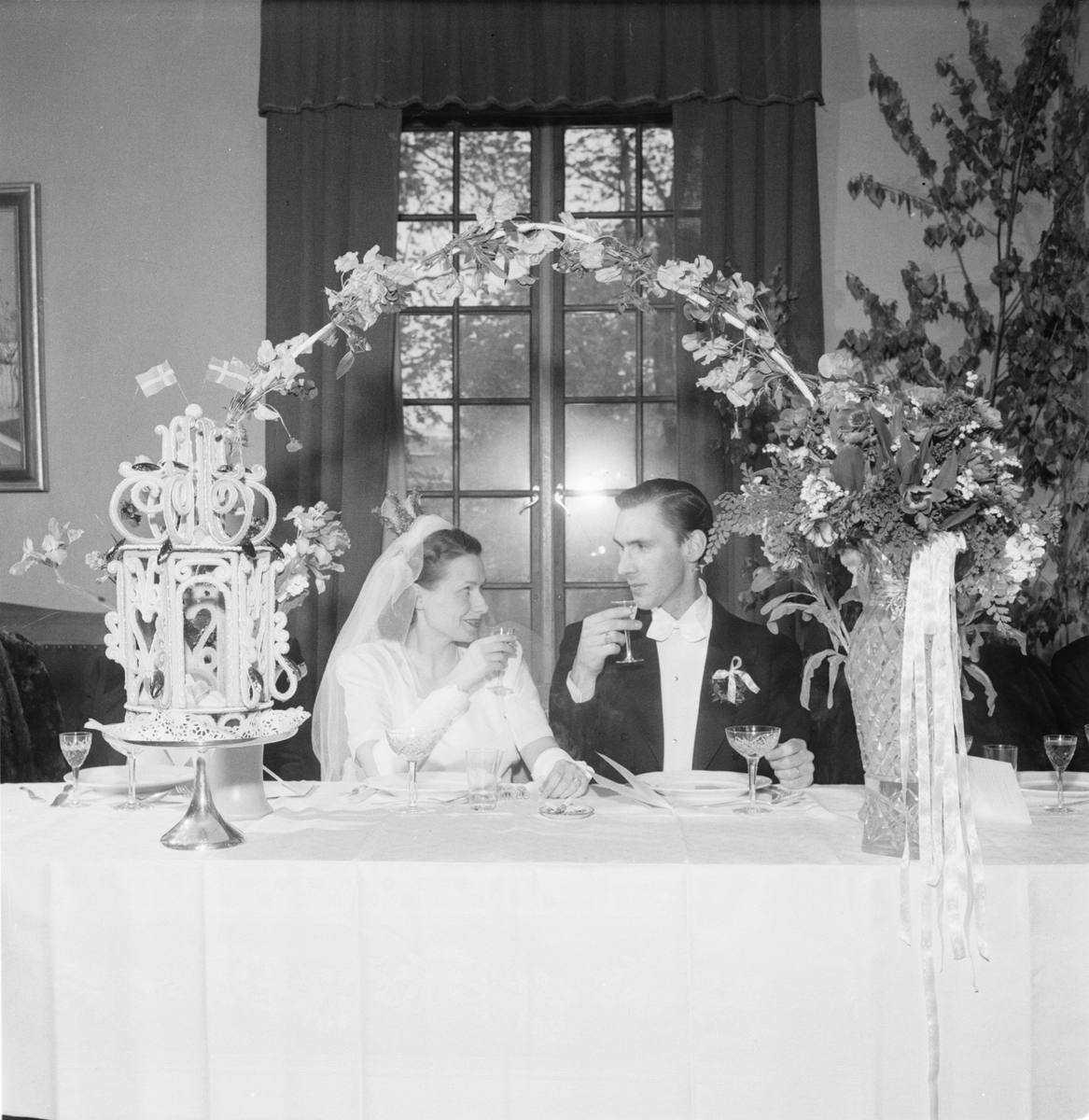 Bröllop Hansson - Eriksson, Uppsala 1948