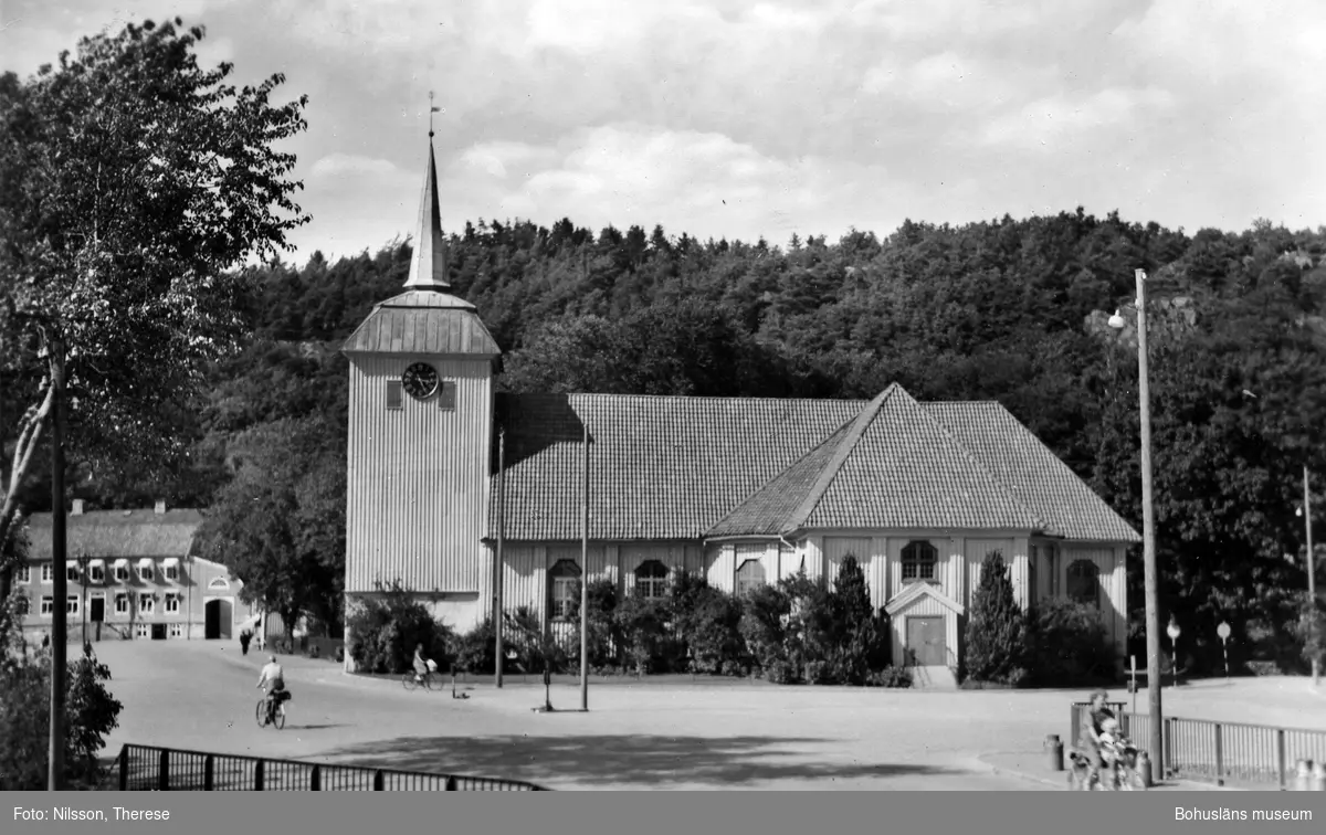 Text till bilden: "Kungälvs kyrka".
