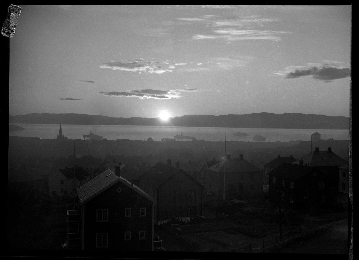 Solnedgang i Trondheim