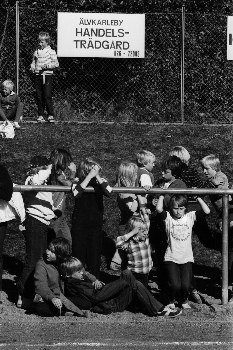 Skoltävlingar, Karlholm, Västland socken, Uppland, 1979