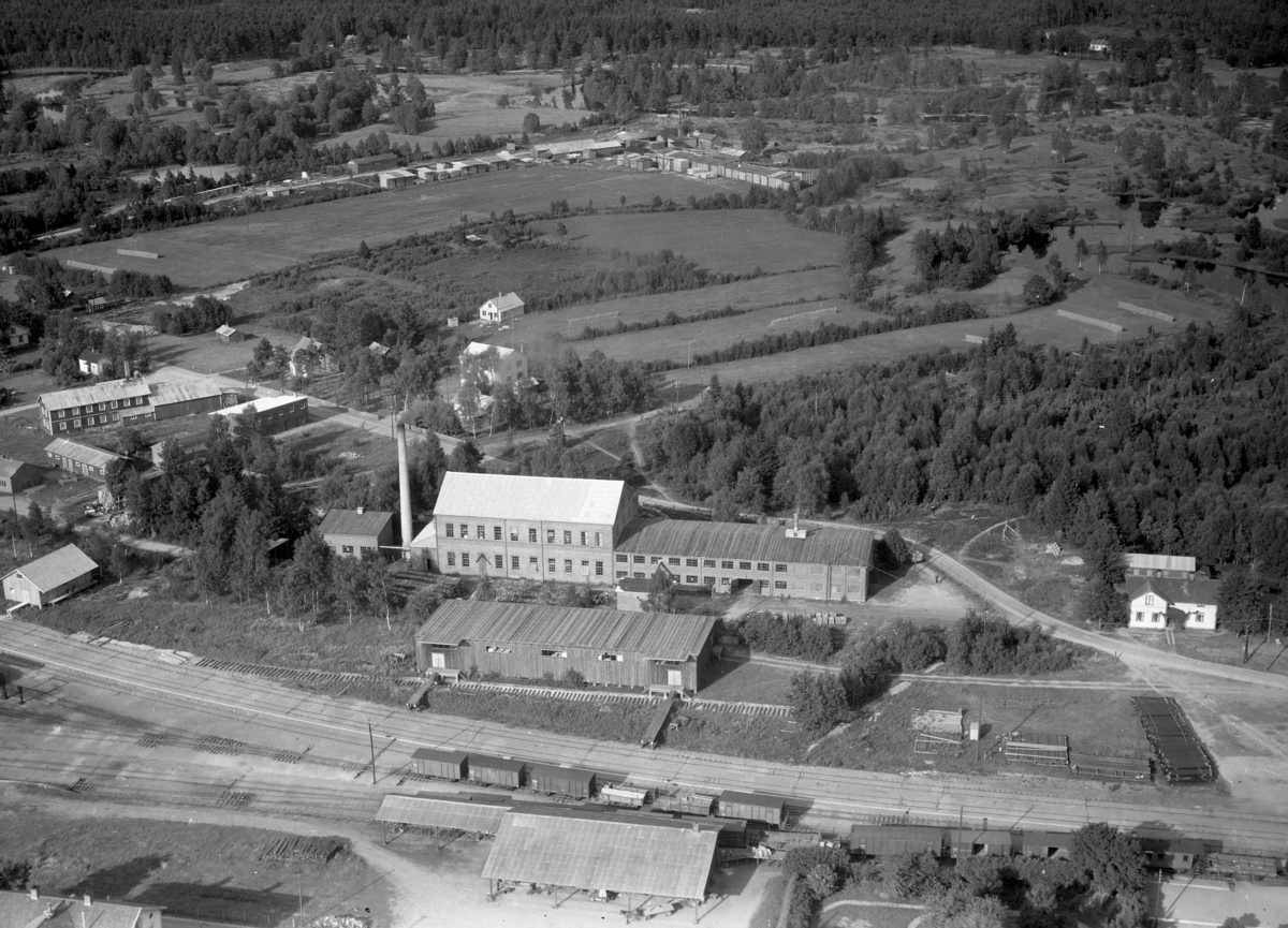 Flygfoto över Gislaved i Jönköpings län. Nr H 1987. - Jönköpings läns ...