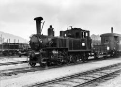 Damplokomotiv type 50a 17 i skiftetjeneste på Sundland ved D