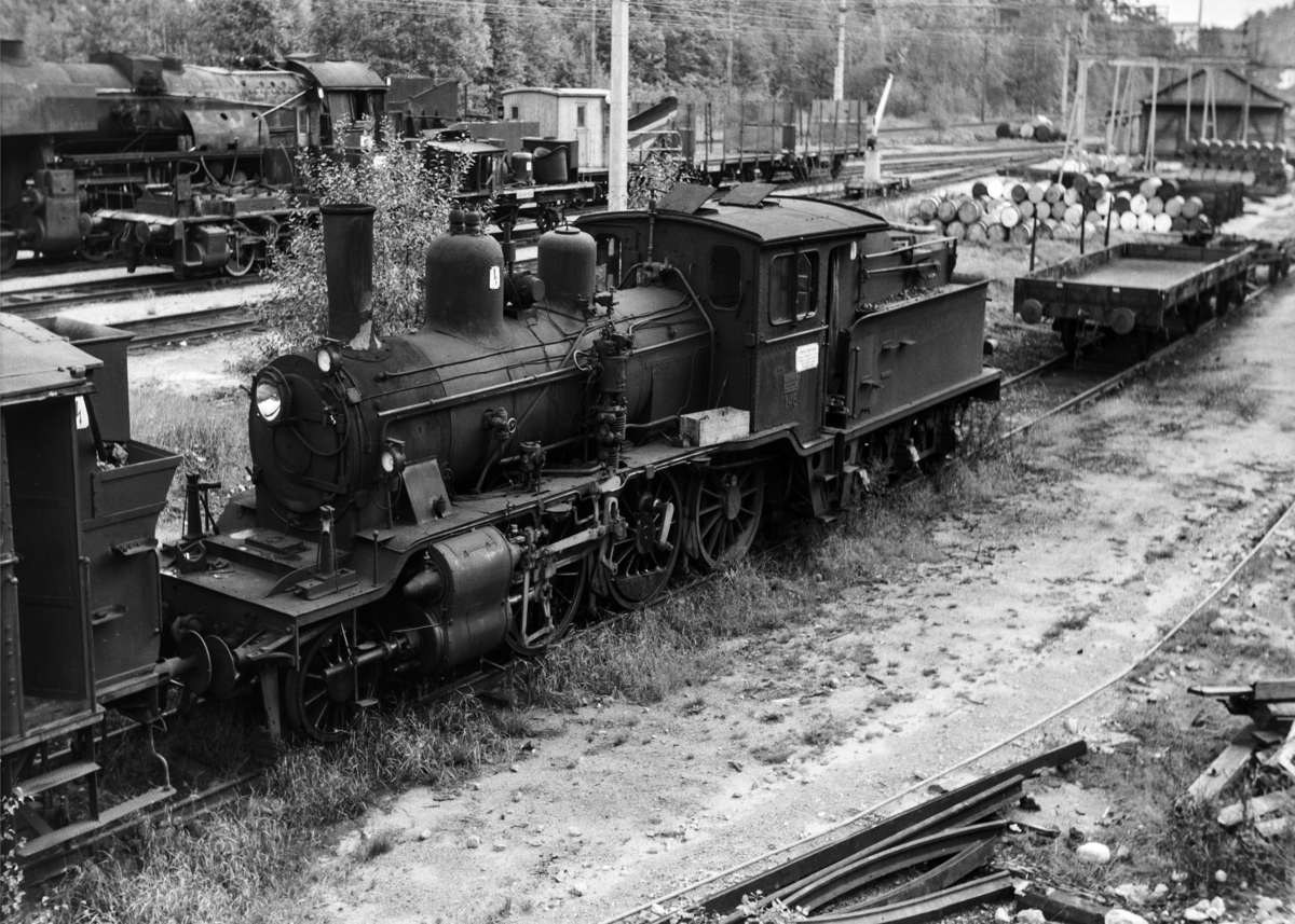 Hensatt damplokomotiv type 21a nr. 146 på Krossen ved Kristiansand.