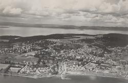 Oversiktsbilde av Moss. Flyfoto 1947.
