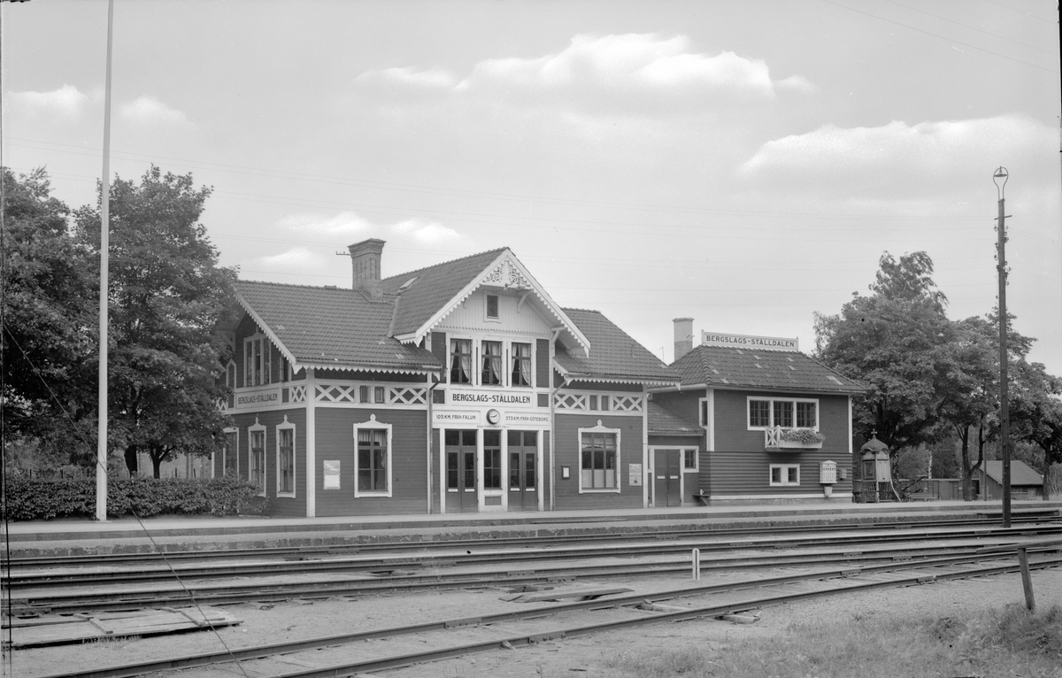 Ställdalen station. - Järnvägsmuseet / DigitaltMuseum