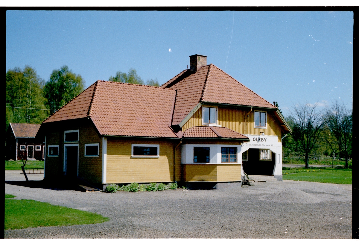 Oleby station. Järnvägsmuseet / DigitaltMuseum
