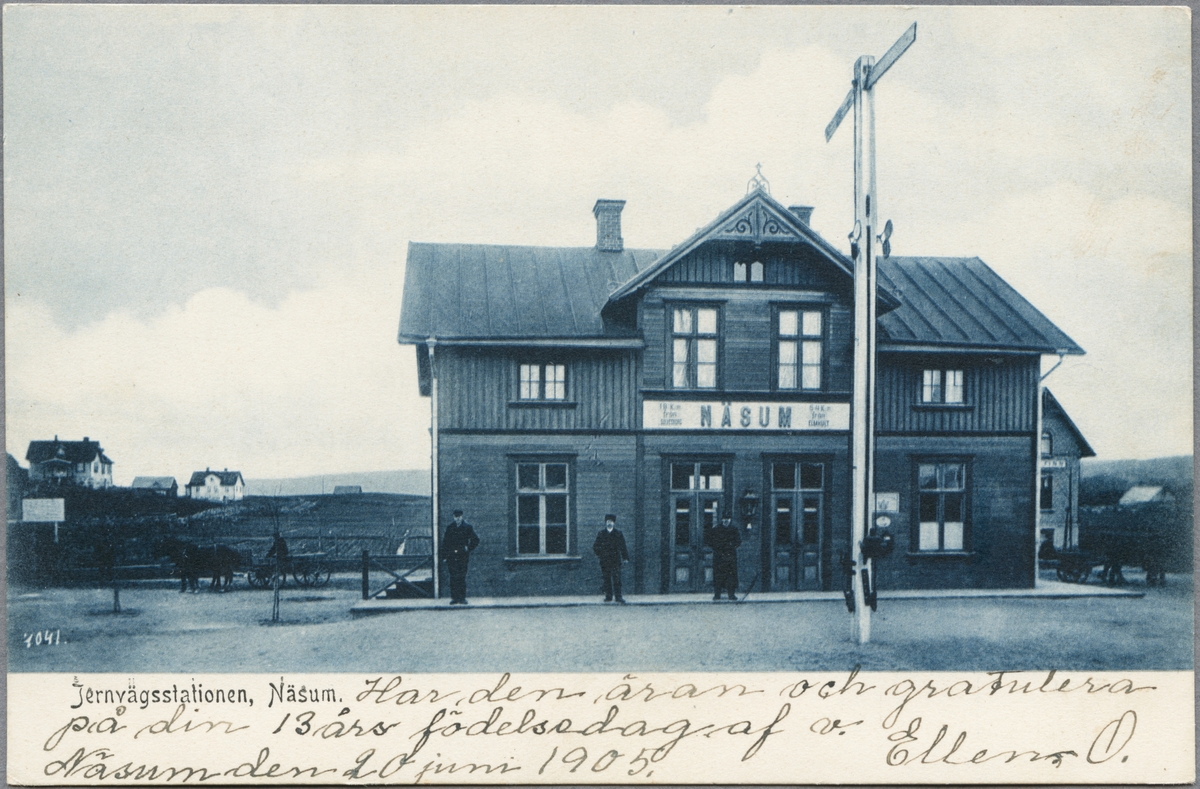 Stationshuset i Näsum.