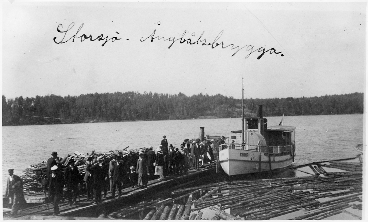 IOGT "Logen Daniels Fäste", Falerum, anordnar lustresa till Edsbruk med båtarna "Eda" och "Kurir".