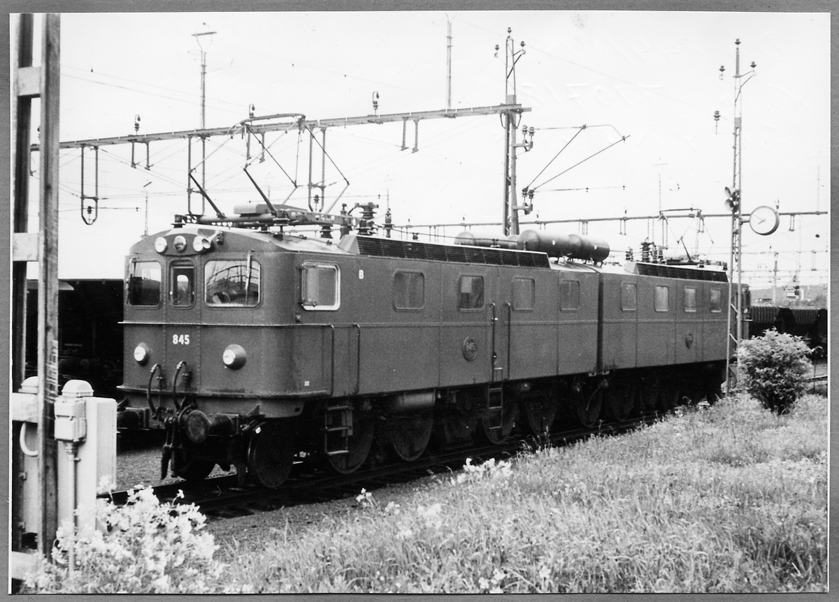 Statens Järnvägar, SJ Dm 844 och SJ Dm 845 på stationen i Kiruna ...