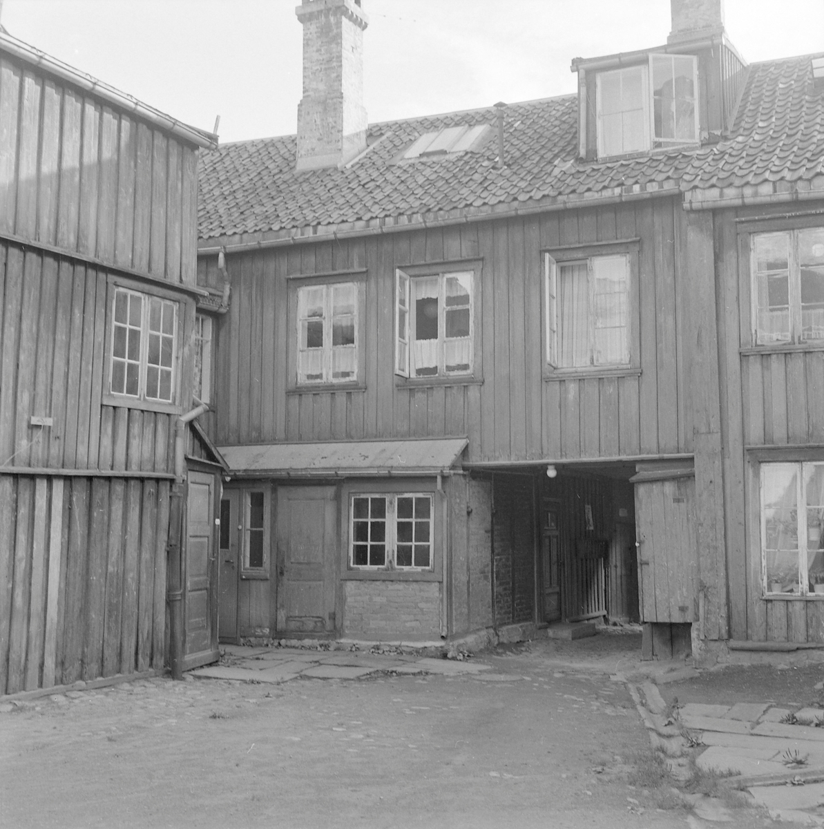 E.C. Dahls Bryggeri. Gårdsrom i E.C. Dahls gate
