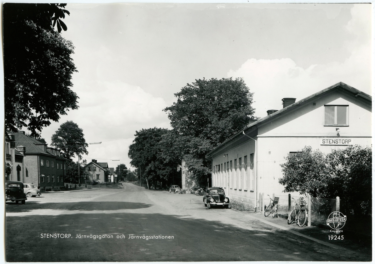 Stenstorp station. - Järnvägsmuseet / DigitaltMuseum