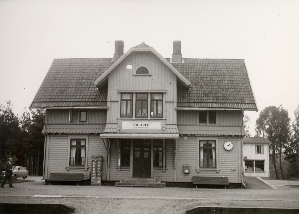 Borås Alvesta Järnväg Baj Hillared Station Järnvägsmuseet Digitaltmuseum 