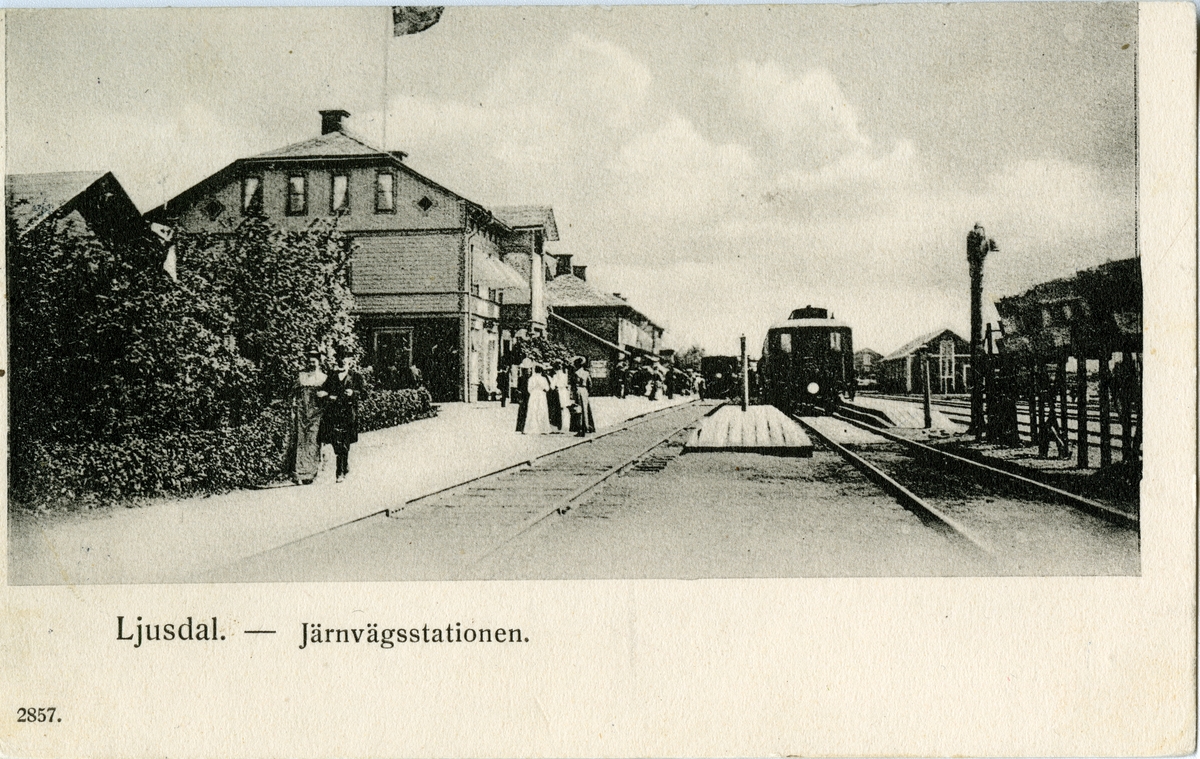 Järnvägsstationen i Ljusdal