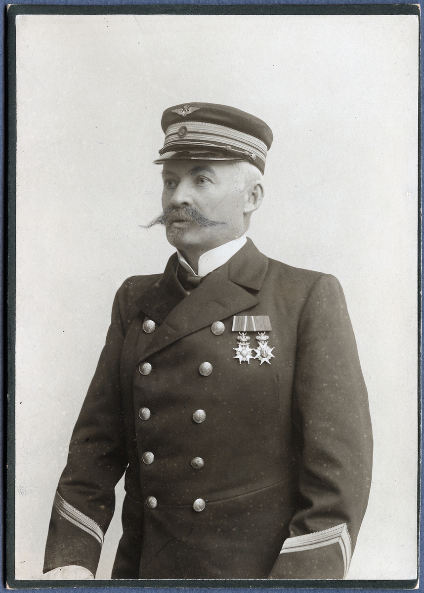 Major Alfred Theodor Rudelius, trafikchef vid Östra Centralbanan 1901-1909.