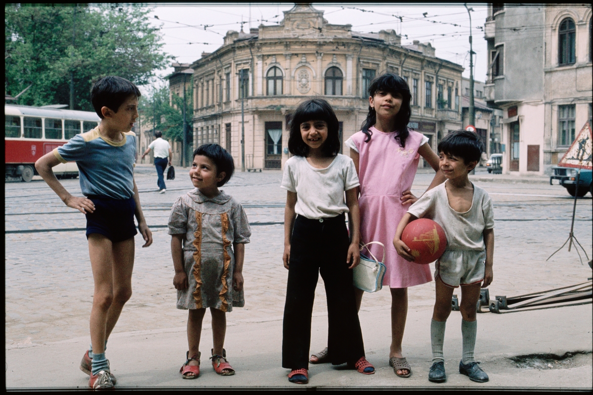 Barn i Rumänien.