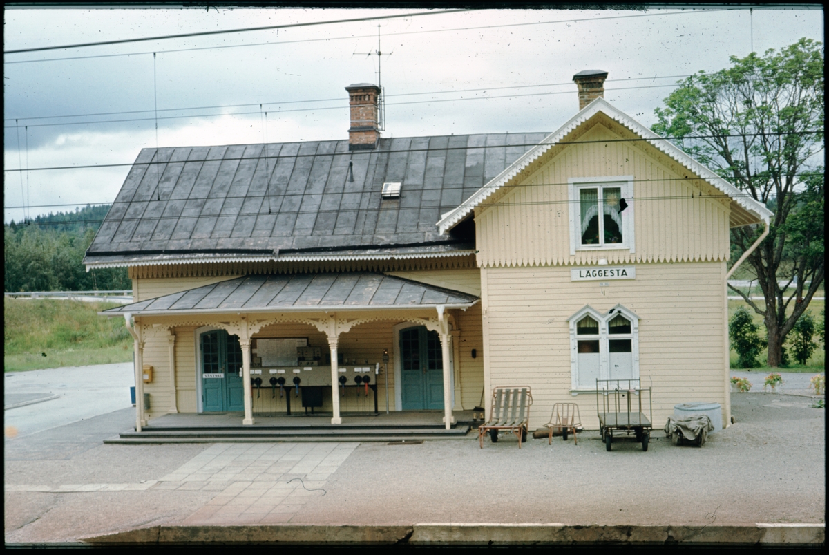 Stationshuset i Läggesta.