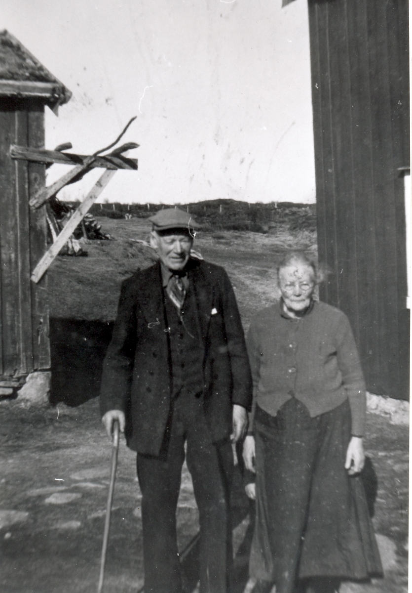 Søskenparet  Henrik Iversen og Kristianne Stangnes. Tranøy 1937