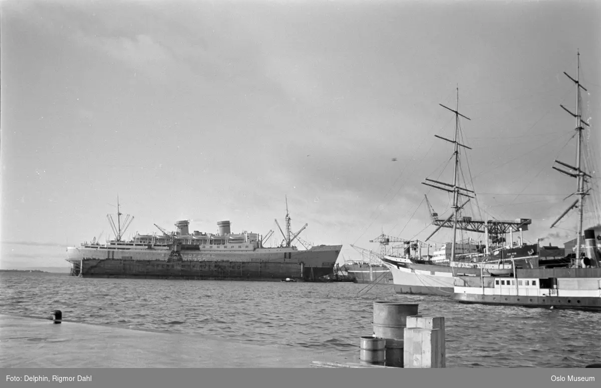 Akers mek. Verksted, dokk, Amerikabåt, Oslofjord, selskip Lingard