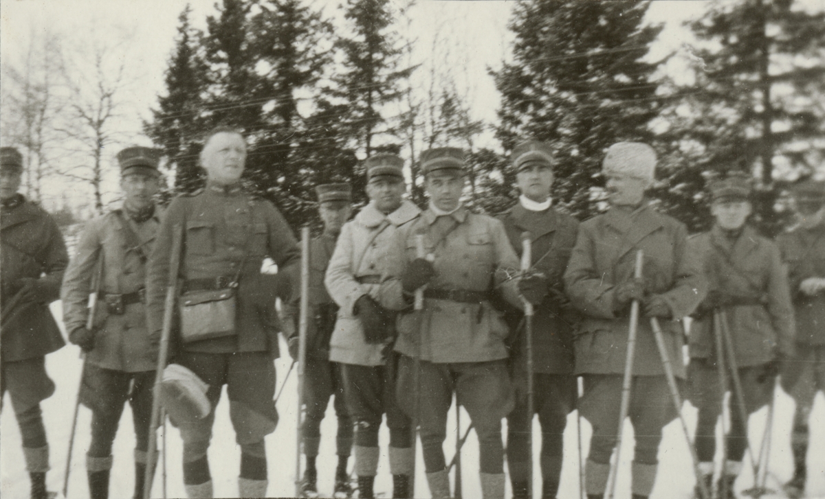 Officersövningar i Hålland 10-18.3.1931.