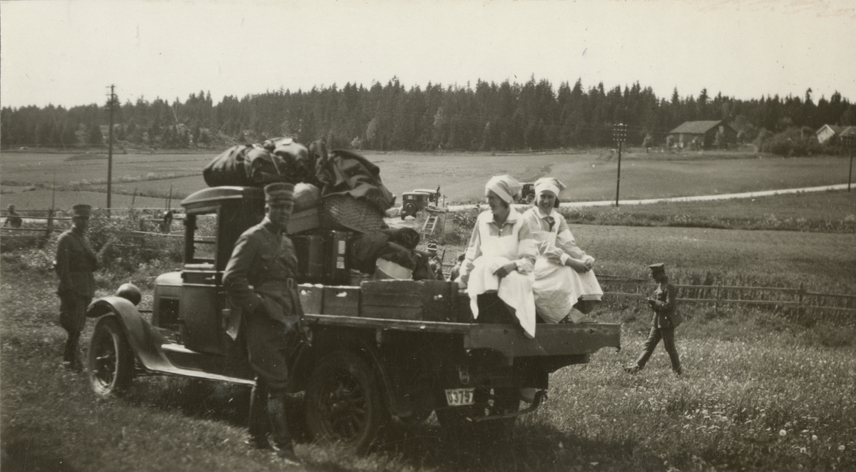 Landstormens lägerkurs i Strängnäs 12-21.6.1931.
