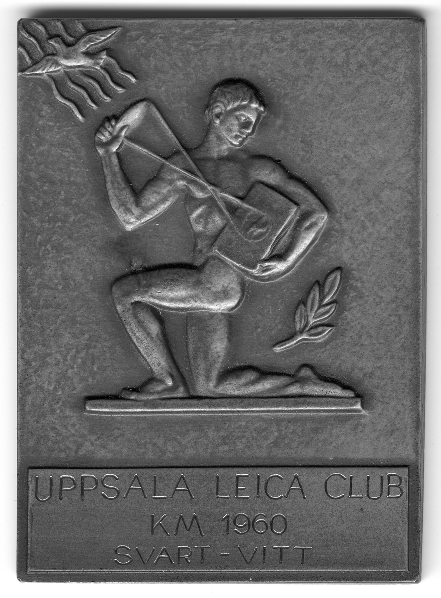 Plakett - Uppsala Leica club KM Svart-vitt 1960