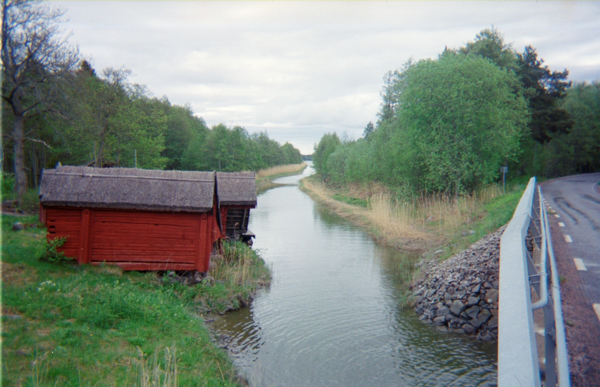 Tuskö täppa sedd från bron, Söderön, Börstils socken, Uppland maj 2002