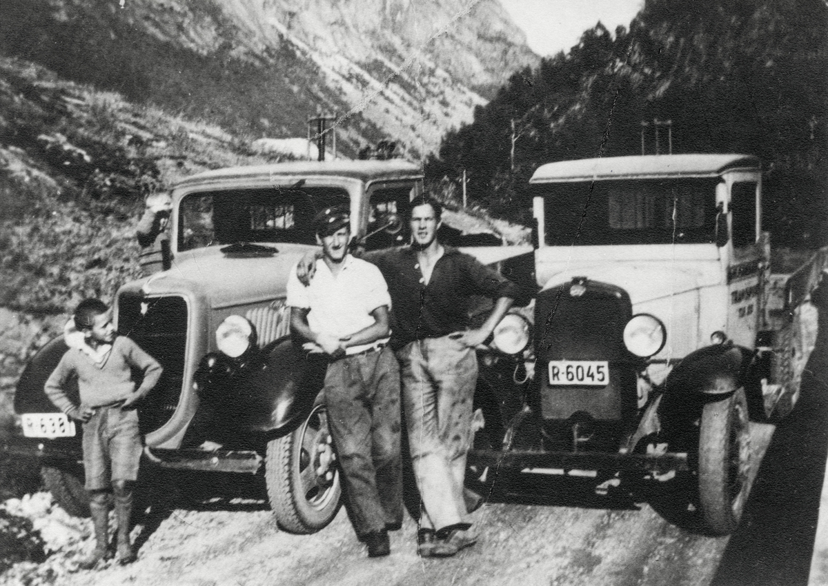 Biltur til Skjeggedal kring 1935-1940