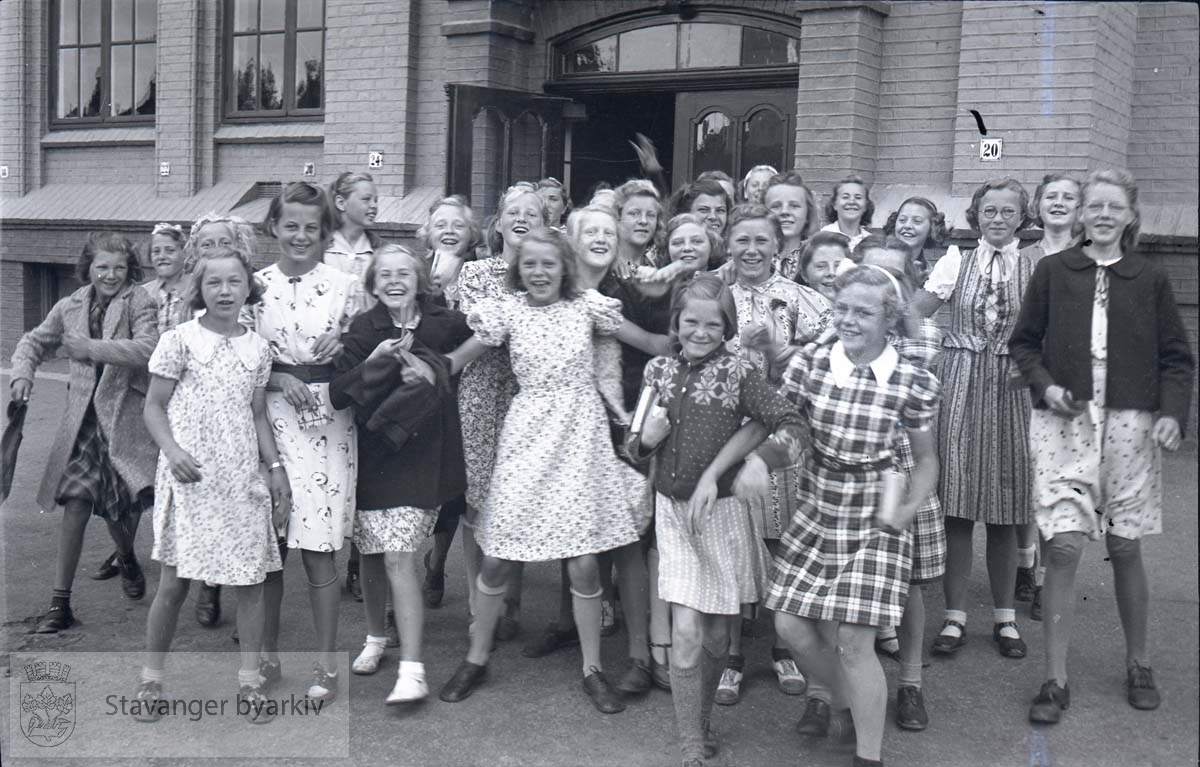 Første skoledag i august 1939