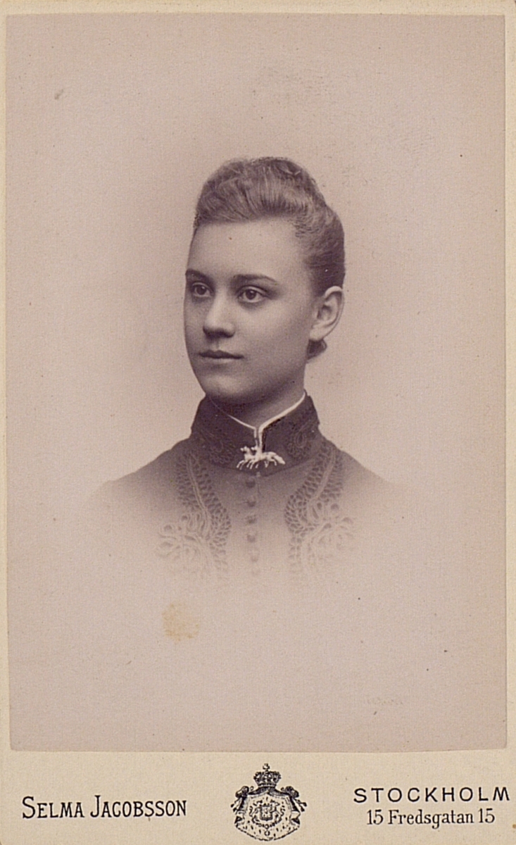 Elisabeth Klingspor år 1889.
