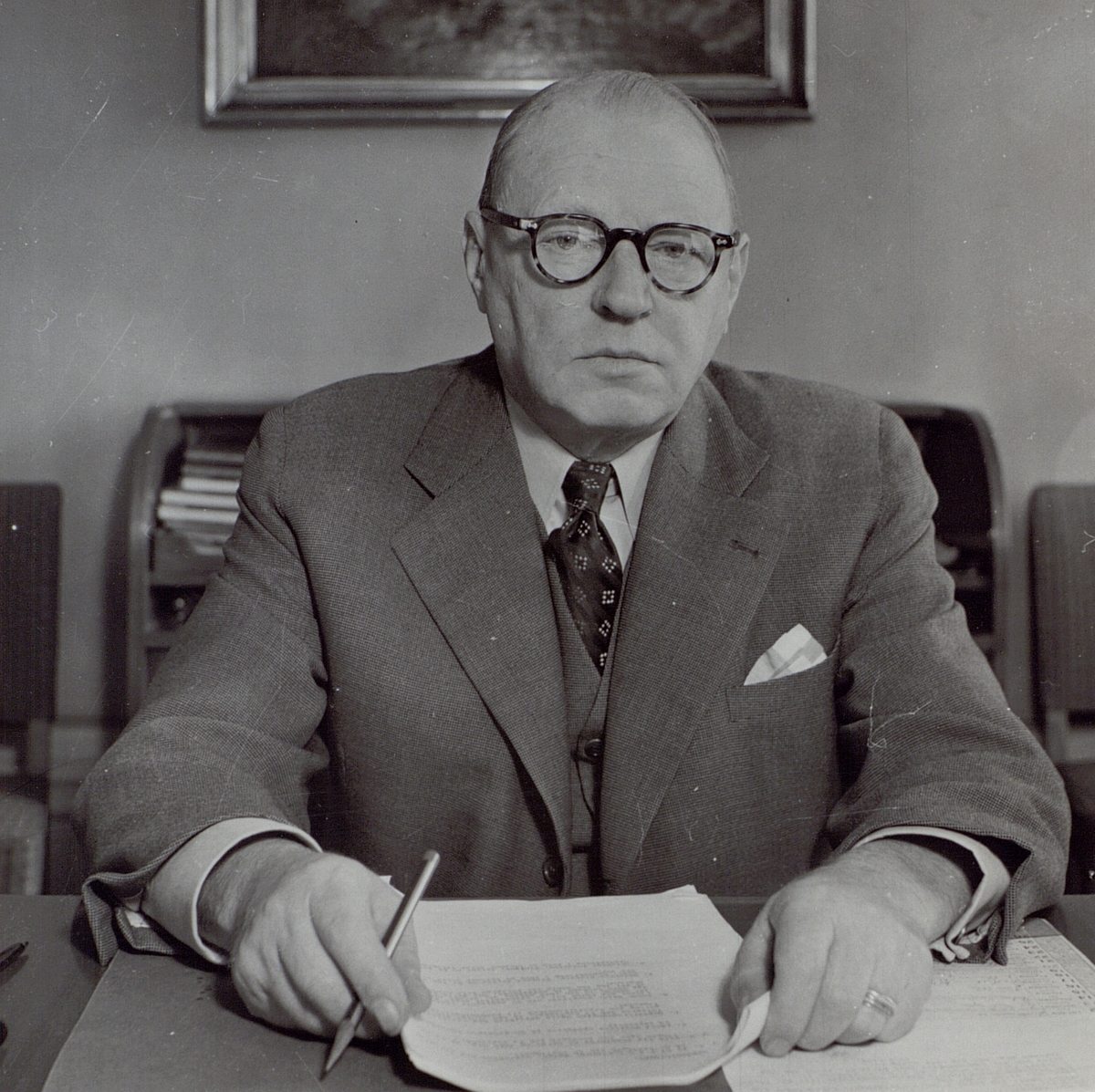 Harald Billström, överdirektör.