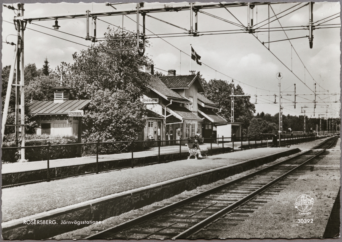 Rosersberg Järnvägsstation.