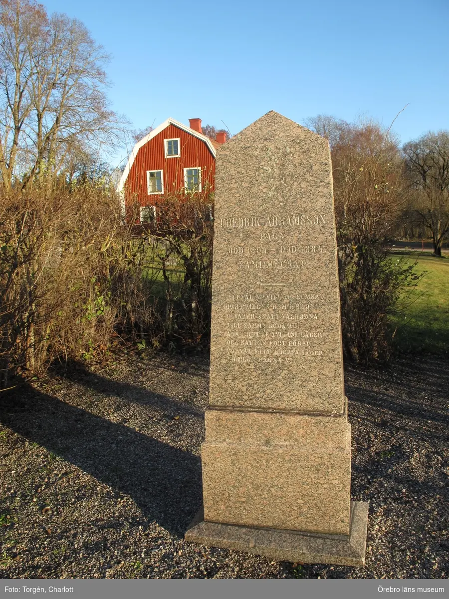 Vintrosa kyrkogård Inventering av kulturhistoriskt värdefulla gravvårdar 2013, Kvarter Sydöstra, fam. 1-20.