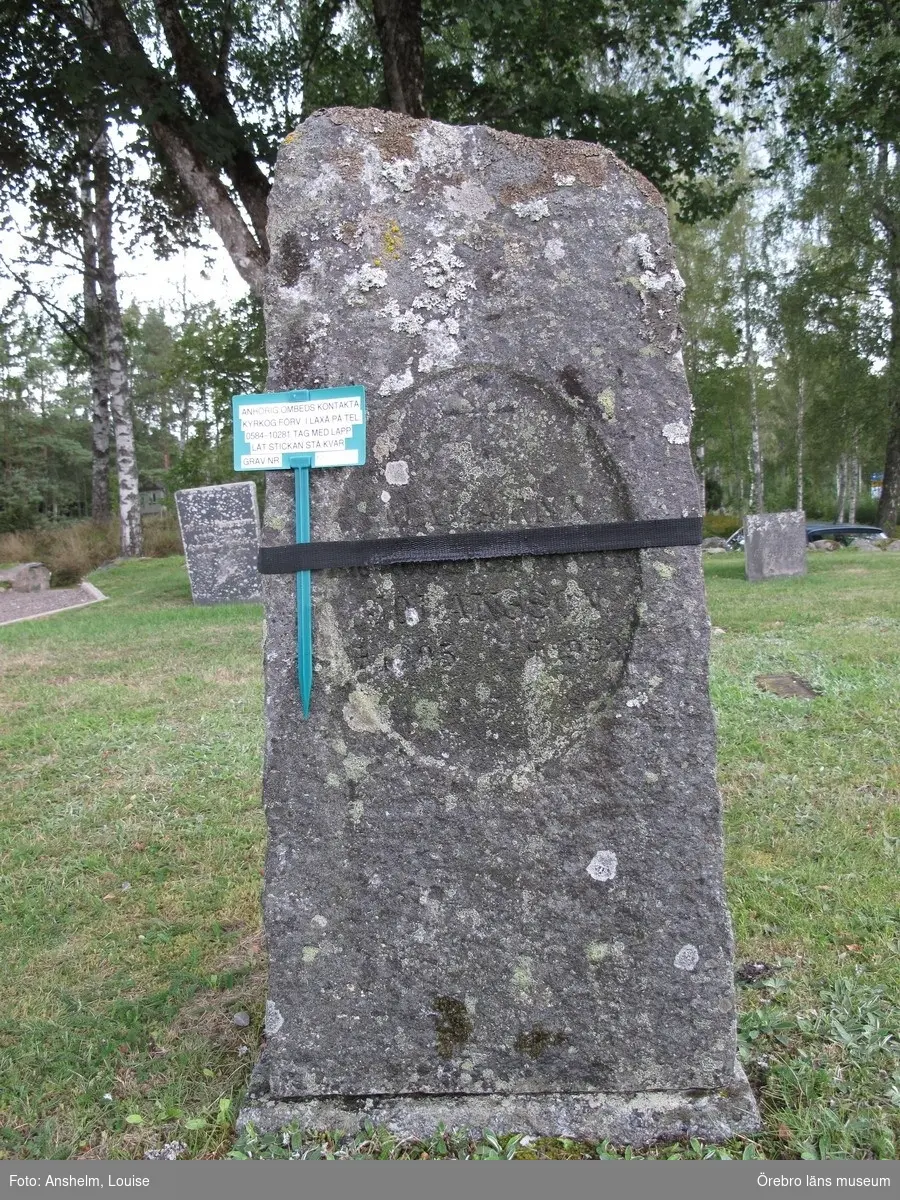 Bodarne kyrkogård Inventering av kulturhistoriskt värdefulla gravvårdar 2014, Kvarter E.