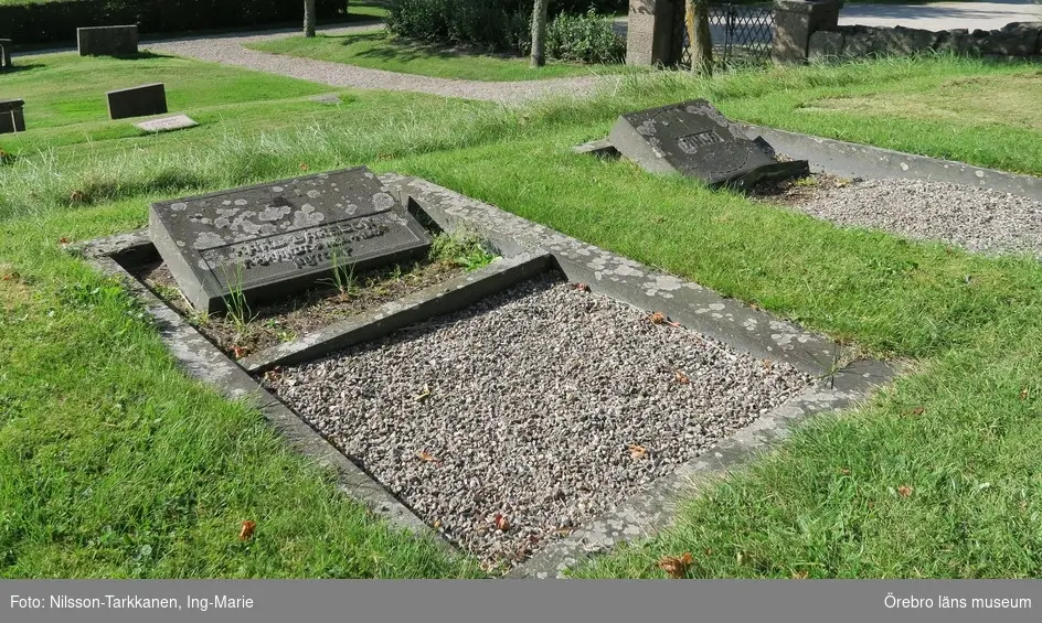 Kils kyrkogård Inventering av kulturhistoriskt värdefulla gravvårdar 2015, Kvarter 4.