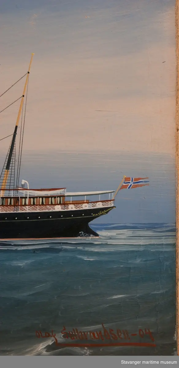 Skipsportrett av D/S Kong Olaf