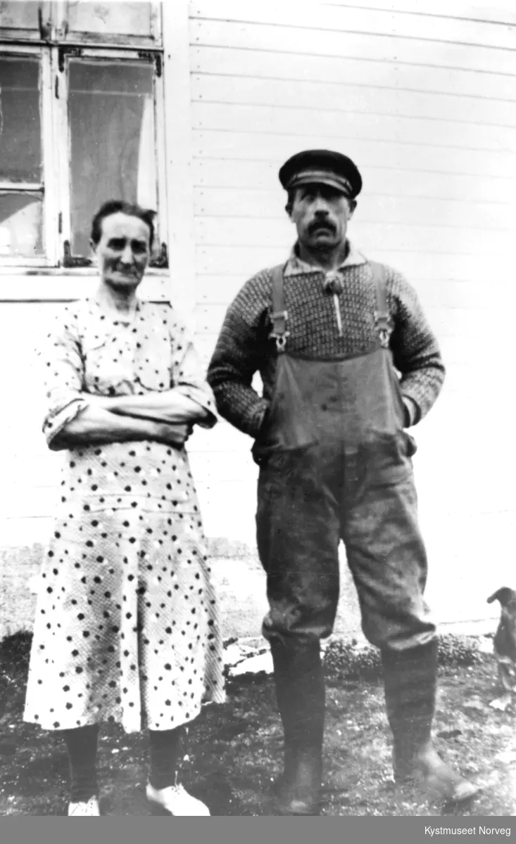 Alfred og Anna Strand på Soløya
