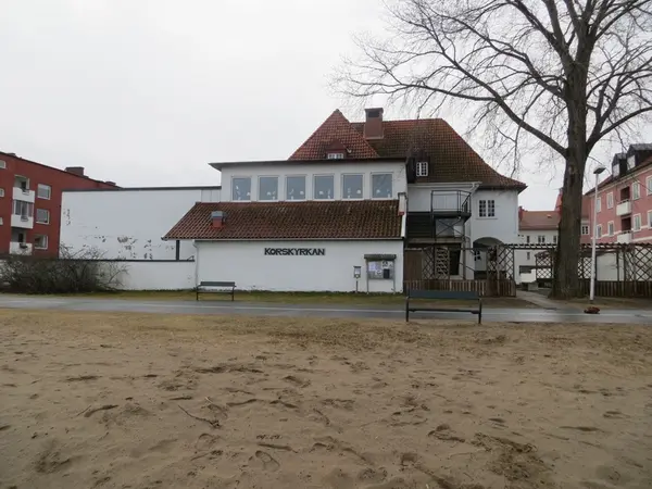 Exteriör av Korskyrkan i Jönköping - Jönköpings läns museum 